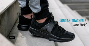 Jordan Trainer 2 Flyknit ‘Triple Black’ วางจำหน่ายแล้ว!