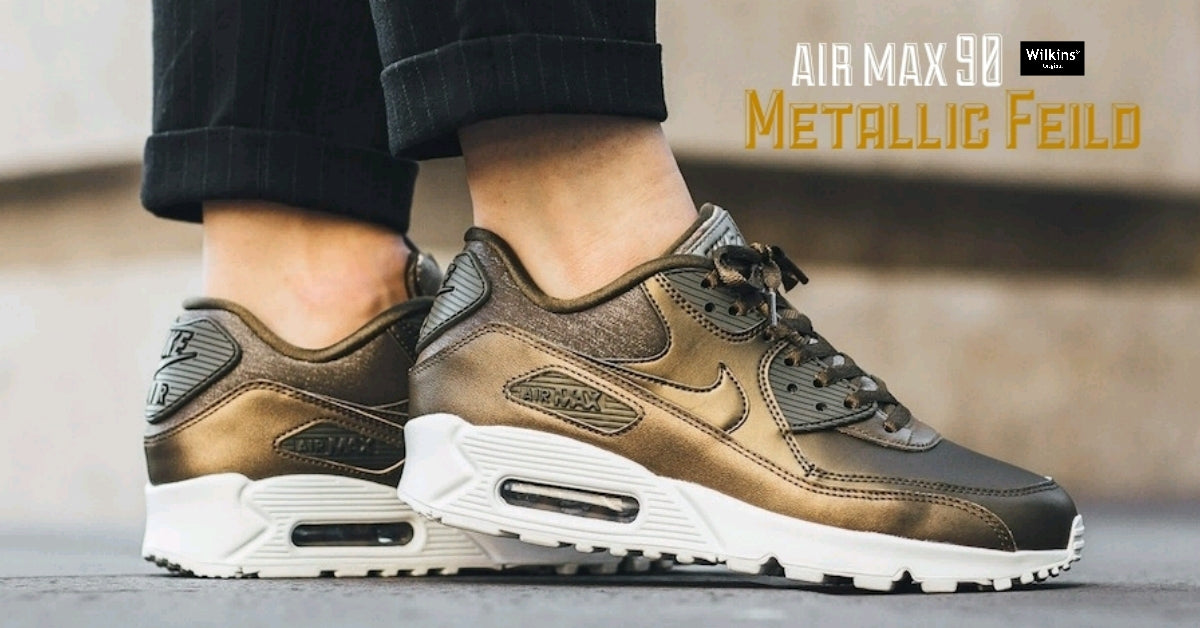 NIKE AIR MAX 90 PREMIUM ปล่อยสีใหม่ METALLIC FIELD