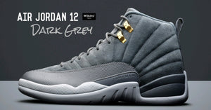 AIR JORDAN 12 สีใหม่ DARK GREY