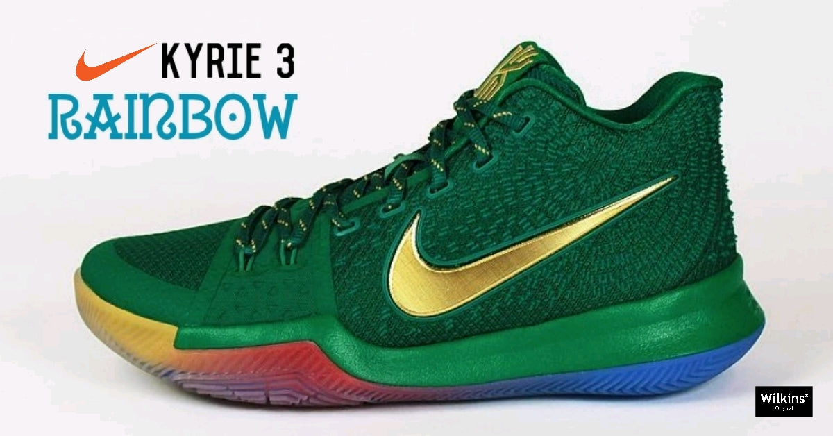 Kyrie Irving ร่วมมืออย่างต่อเนื่องกับ Nike เพิ่มไลน์อัพรองเท้าใหม่อย่าง Nike Kyrie 3 Rainbow PE
