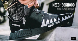 NEIGHBORHOOD X ADIDAS ปล่อย NMD BLACK BOOST