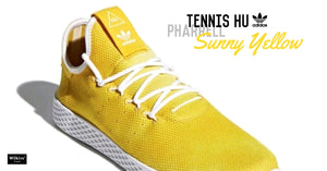 PHARRELL X ADIDAS ปล่อย ADIDAS TENNIS HU สีเหลือง