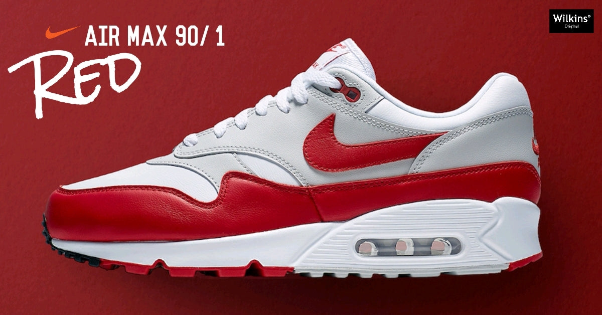 งานไฮบริด NIKE AIR MAX 90/1 สี OG RED