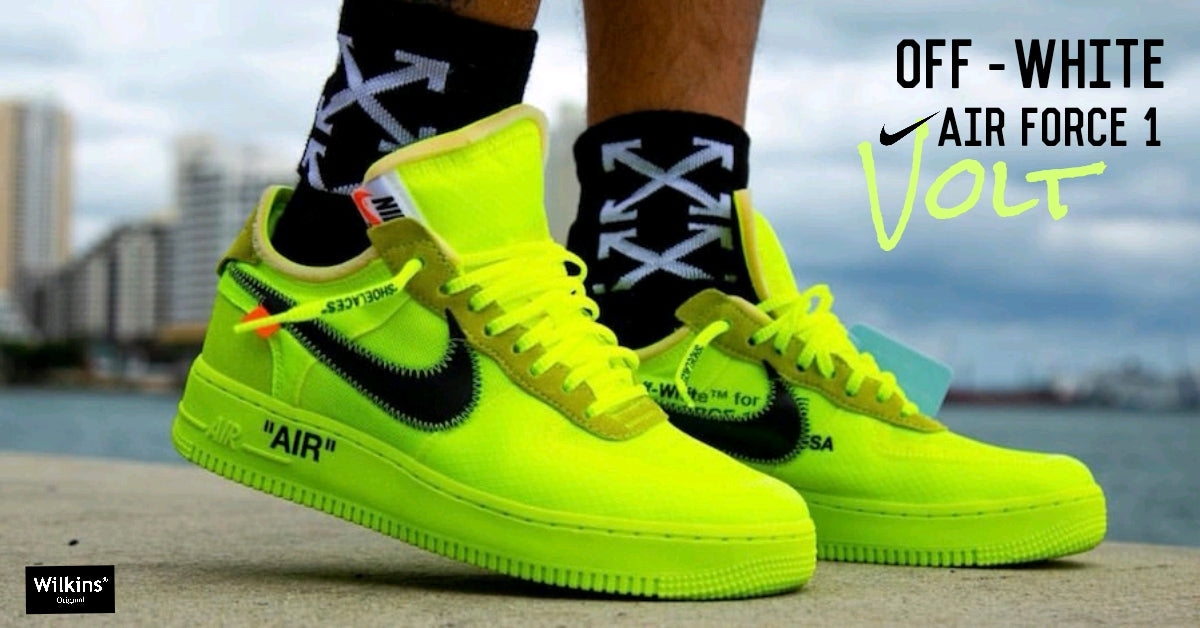 OFF-WHITE X NIKE ปล่อย AIR FORCE 1 LOW “VOLT”