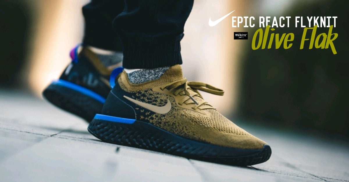 NIKE EPIC REACT FLYKNIT OLIVE FLAK Wilkins Original