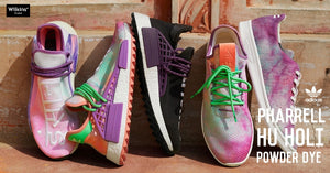 PHARRELL x ADIDAS ORIGINALS เผยโฉม HU HOLI “POWDER DYE”