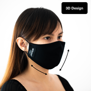 Wilkins Waterproof Cotton Face Mask (1 แพ็คมี 3 ชิ้น)
